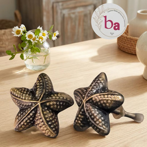 Perillas de Gabinete con Forma de Estrella de Mar, 38-40mm, Duraderas, Resistentes al Agua, Fáciles de Limpiar, Tiradores para Cajones - Product Image 1