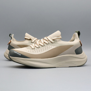 Breathable Mesh Men Casual Sports Shoes Spring Summer Outdoor Low Top Lace Up <b>Sneakers</b> Thick Sole Shock Absorption Footwear - Product Image 1