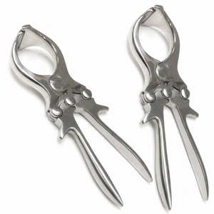 Pinza de Castración para Cerdos y Ovejas, 2 Piezas, Pinza Burdizzo de Acero Inoxidable, Instrumento Quirúrgico Veterinario, Herramienta de Castración Animal Reutilizable - Product Image 2