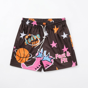 Breathable Comfortable Style Unisex Sublimation Mesh <b>Shorts</b> Customized Sizing Logo Gym Men Quick Dry <b>Waterproof</b> <b>Shorts</b> - Product Image 4