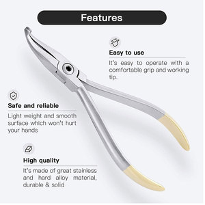 Professional Dental Orthodontic <b>Light</b> <b>Wire</b> Bending Plier Bird Beak Angle Loop Forming Dental Orthodontic Surgical Instruments Ce - Product Image 6