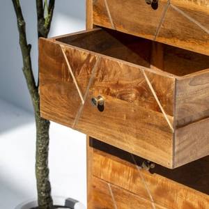 Commode à tiroirs en bois Vandana Vesta Mira Elegance, meuble de rangement moderne en bois massif pour chambre à coucher - Product Image 2