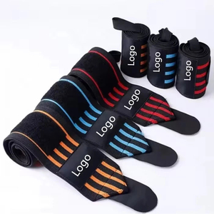 Muñequeras elásticas antideslizantes para entrenamiento de fuerza, gimnasio, levantamiento de pesas y soporte articular duradero para levantamiento de pesas - Product Image 1