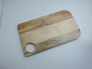 Planche à découper en bois naturel pour pizza, fruits, écologique, légère, avec poignée, passe au lave-vaisselle, pour fromage - Product Image 5