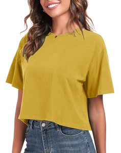 Vêtements d'extérieur pour femmes, t-shirt court en coton à manches courtes pour le printemps et l'automne, impression de logo personnalisée pour le printemps et l'été - Product Image 1