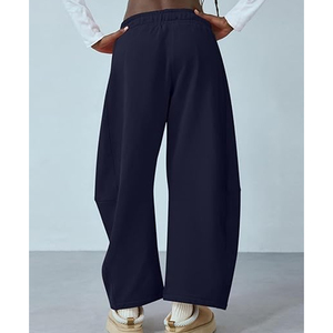 Pantalones Holgados para Mujer al por Mayor, Pantalones Deportivos de Pierna Ancha, Ropa Urbana, Joggers, Impresión de Logotipo Personalizado, Bordado, Proveedor OEM - Product Image 2