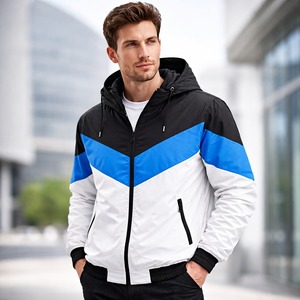 2026 Wholesale New Unisex Breathable Winter Hooded Windbreaker <b>Jacket</b> Spring Autumn Zipper Front Logo <b>Long</b>-sleeved Custom Design - Product Image 6