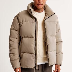 Custom Branded <b>Men</b>’s Puffer Jacket Durable Quilted Bubble Outerwear with Enhanced Warmth Retention - Product Image 1