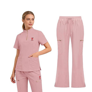 Ensemble de blouses médicales unisexes Solid Trader, tissu respirant, design léger et pratique, uniforme d'hôpital de qualité supérieure - Product Image 2