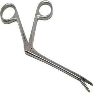 Pince Alligator ORL Premium de 3,5 pouces en Acier Inoxydable Autoclavable pour l'Extraction de Cérumen, avec Manche Droit Dentelé - Product Image 1
