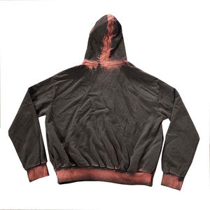 Ensemble de survêtement vintage personnalisé délavé à l'acide, pantalon évasé et sweat à capuche 2 pièces, ensemble de jogging respirant - Product Image 6