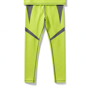 En gros : Ensemble de sport de compression pour hommes, comprenant un legging de sport taille haute et un t-shirt moulant, pour la course, la musculation et les activités sportives - Product Image 4