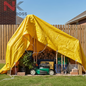 Bâche de protection extérieure durable et transparente pour maison, toiture et pelouse, en plastique - Product Image 6