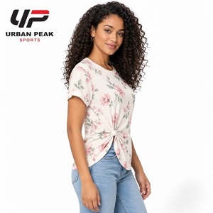 Camiseta de Manga Corta para Mujer al por Mayor con Diseño Personalizado, Gradación de Tallas Flexible y Opciones de Producción a Medida - Product Image 2