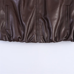 Chaqueta de Motociclista para Mujer AL BARAKA WEAR, de Cuero Genuino, Corte Ajustado, Transpirable, con Cierre de Cremallera y Logotipo Impreso en la Parte Delantera, OEM ODM - Product Image 3