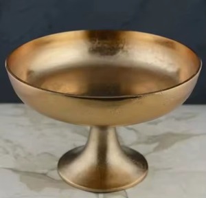 Handmade Metal Bowl Gold Finish Polished Glam Style Fruit Serving Dish Decorative Bowls for Gifting - Product Image 3
