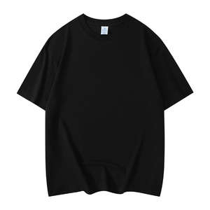 Camiseta de Verano de Alta Calidad, 100% Algodón, Gruesa, Lisa, Extra Grande, Personalizable con Impresión y Bordado de Logotipo para Hombre - Product Image 2