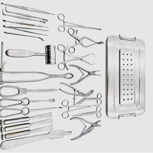 Juego Básico de Cirugía Ortopédica de 25 Piezas, Instrumentos Quirúrgicos Manuales de Acero Inoxidable Alemán con Caja - Product Image 3