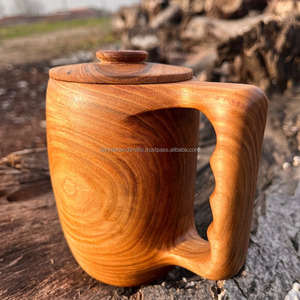 Taza para Cumpleaños o Decoración del Hogar, Regalo, Estilo Antiguo Marrón, Uso Antiguo - Product Image 4
