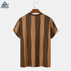 Nuevo Diseño de Lujo, Camiseta de Manga Corta para Hombre, 100% Algodón Tejido, Corte Regular Informal, Tejido de Felpa de Secado Rápido - Product Image 2