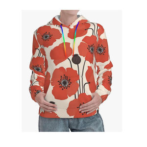 Sweat-shirts à capuche personnalisés OEM pour femmes, 100% coton molletonné, vierges pour sublimation, impression par sublimation, vêtements décontractés, chauds pour l'hiver, vente en gros - Product Image 4