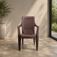 Chaise d'hôtel MYSTIQUE en plastique diamant, design moderne, dossier croisé, pieds tournés, MDF, imperméable, usage commercial, extérieur, portable, salon