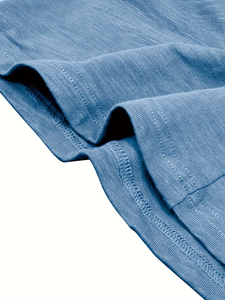 Men's Long Sleeve Henley T-Shirt Solid Color Knitted Cotton/Bamboo Fiber Regular Fit Casual Breathable Regular Enzyme Wash - Product Image 6