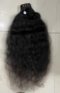 Vente en gros d'extensions de cheveux humains indiens Remy trame de cheveux bruts à double trame traités à la machine pour une longueur et un volume instantanés - Product Image 4