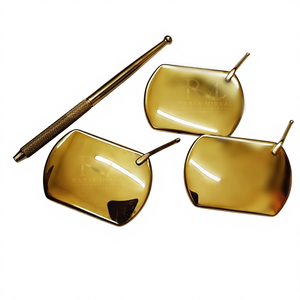 Gold Plasma Eyelash <b>Mirror</b> Private Label Lash Inspection <b>Mirror</b> Custom Shape Eyelash Extension Beauty Tool / <b>Square</b> Shape <b>Mirror</b> - Product Image 1