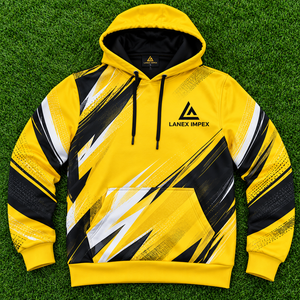 Sweat-shirts à capuche personnalisés en sublimation pour la vente en gros, avec motifs imprimés sur toute la surface, unisexes, à enfiler, vêtements avec logo personnalisé - Product Image 6