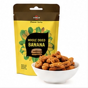 Qualité supérieure, best-seller, délicieux, prix bas, fabriqué au Vietnam, bananes entières séchées emballées en sachet de 500g - Product Image 1