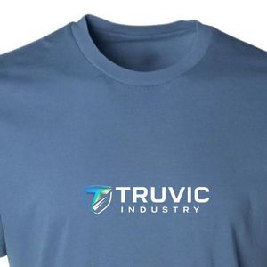 T-shirt basique à manches courtes pour homme, 180 g/m², coton, col rond, broderie personnalisée, fournisseur de vêtements OEM ODM - Product Image 3