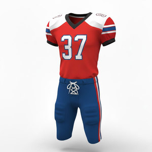 Pantalon de football américain pour hommes, coupe régulière, conçu pour la compétition, l'entraînement et l'utilisation en équipe, manches courtes, respirant - Product Image 2