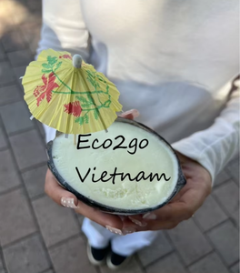 Eco2go เวียดนาม ขายส่ง ชามขนมหวานจากเปลือกมะพร้าวธรรมชาติ ย่อยสลายได้ทางชีวภาพ |   ถ้วยไอศกรีมแบบเป็นมิตรต่อสิ่งแวดล้อม ใช้กับช่องแช่แข็งได้ - Product Image 5