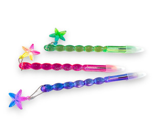 Vente en gros de stylos mignons-Starfish Hang Charm Kids Fancy Pens - Product Image 4