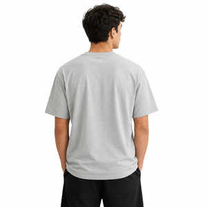 Camisetas Personalizadas de Algodón Oversize con Cuello Redondo para Hombre, Ajuste Relajado, Manga Corta, Unisex, Moda Urbana, Pedido al por Mayor, Estilo EE. UU. - Product Image 2
