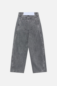 Pantalones vaqueros anchos de mezclilla vintage para hombre, estilo urbano, casuales, holgados y acampanados, de fabricante. - Product Image 2