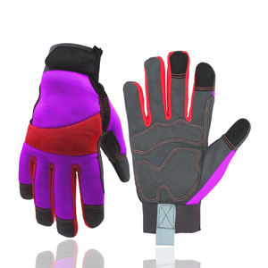 Guantes de Mecánico de Cuero Ligeros y Duraderos, Transpirables, Protección Industrial para las Manos, Guantes de Seguridad de Alto Rendimiento para el Trabajo - Product Image 1
