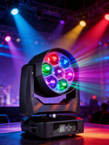 Luz móvil con zoom de 7x60W para espectáculos en escenarios de fiestas - Product Image 3