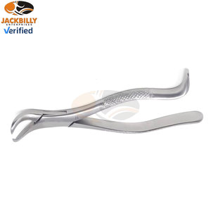 Pinzas de Extracción Dental de Acero Inoxidable, Tipo Alerón de Vaca, Fabricadas en Alemania # Kit de Extracción Dental Premium de 16 Piezas para Molares Inferiores 1er y 2do - Product Image 4