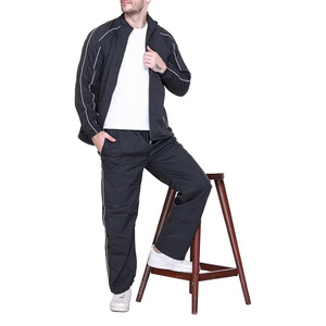 Fabricante Personalizado, 2 Piezas, Ropa Deportiva de Verano de Talla Grande, Chaqueta Cortavientos de Nailon Reflectante para Hombre, Resistente al Viento, de Peso Medio, para Exteriores - Product Image 6