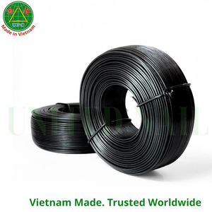 20 rouleaux/carton de fil de fer noir recuit doux, diamètre 15 gauge, pour outil de ligature de barres d'armature, provenant du Vietnam |   Fil de fer recuit noir - Product Image 3