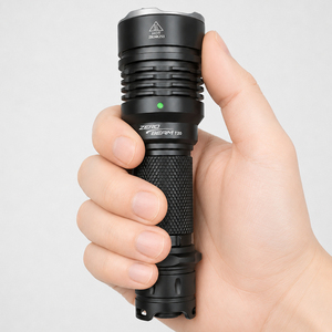 ZEROBEAM T20 5000 Lumen Rechargeable LED Flashlight USB C IP68 Waterproof IK10 485m Long Range Outdoor Light Tempered Mineral - Product Image 1