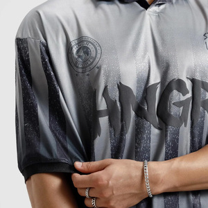 Camiseta Polo Deportiva Sublimada en 3D Personalizable, 100% Poliéster, Unisex, de Manga Corta, Talla Grande - Product Image 4