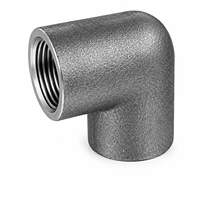 Coude fileté forgé en acier au carbone ASTM A105, filetage ASME B16.11 NPT, SW 90 °   45 °   2000 #   à 9000 #   Raccords de tuyauterie forgés haute pression
