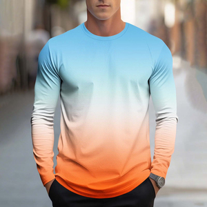 Men Quick Dry Long Sleeve Shirt Moisture Wicking Sun Protection Gym Wear Weightlifting T-Shirt For Workout <b>BY</b> Pakistan - Product Image 6