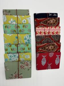 Diarios y cuadernos de tela de algodón estampados a mano, ideales para escribir, hacer diarios, regalos, manualidades, papelería y artículos de boutique. - Product Image 3