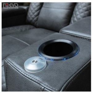 Home Cinema Chair with <b>Reclining</b> Function Ergonomic Design and High Density Foam Cushion Ideal for Home Theater - Product Image 6