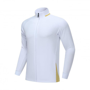 Navy Blue Tracksuits 100% Polyester Full <b>Zipper</b> <b>Jacket</b> Coat Men's Outdoor Training <b>Jacket</b> - Product Image 3