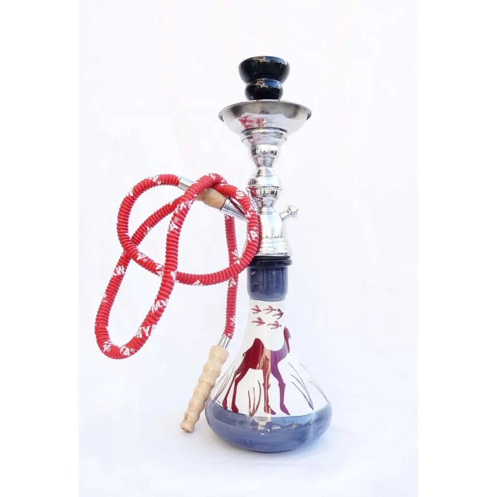 Desain Baru Hookah Desain Modern Keramik Hookah Indah Desain Hewan Hookah dengan Gravitasi Arang